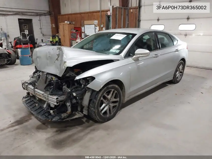 3FA6P0H73DR365002 2013 Ford Fusion Se