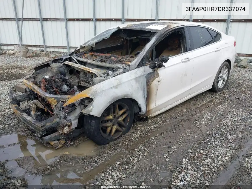 3FA6P0HR7DR337074 2013 Ford Fusion Se
