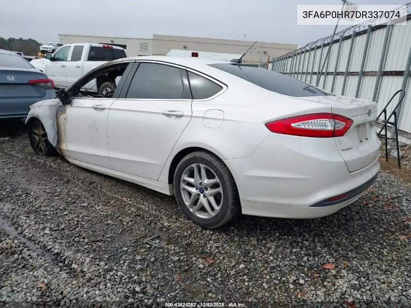 3FA6P0HR7DR337074 2013 Ford Fusion Se