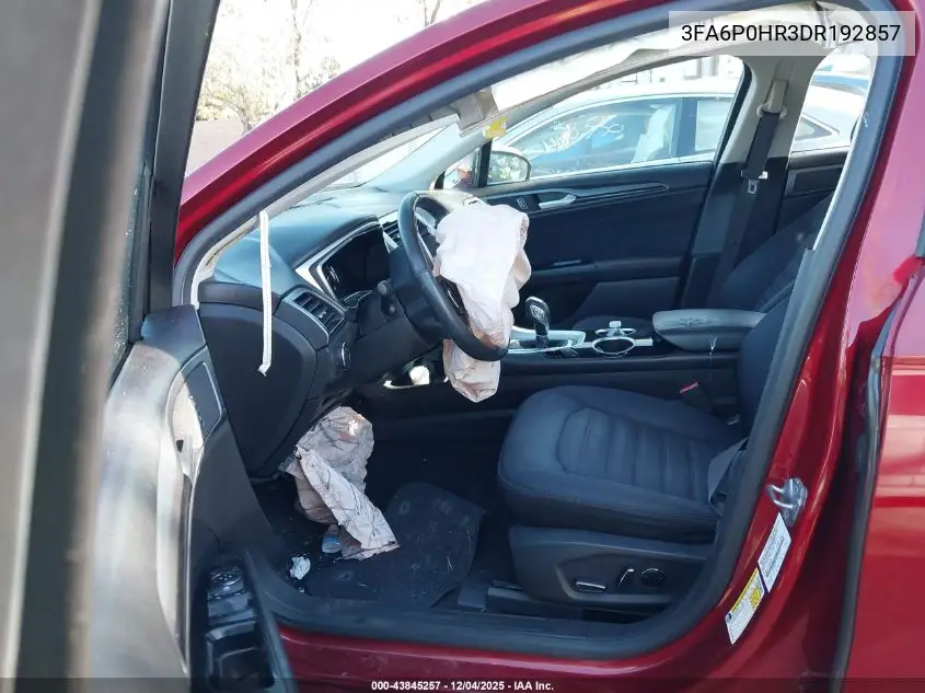 3FA6P0HR3DR192857 2013 Ford Fusion Se