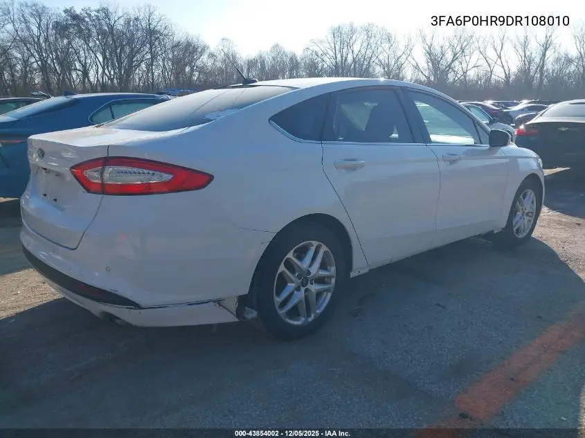 3FA6P0HR9DR108010 2013 Ford Fusion Se