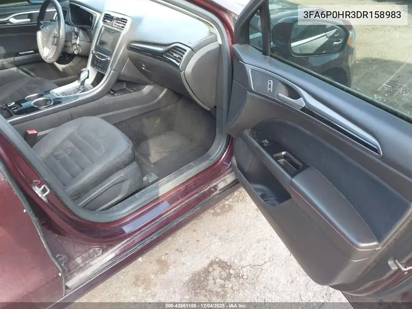 3FA6P0HR3DR158983 2013 Ford Fusion Se