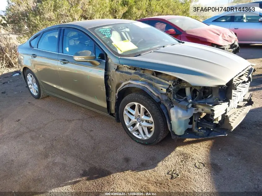 3FA6P0H74DR144363 2013 Ford Fusion Se