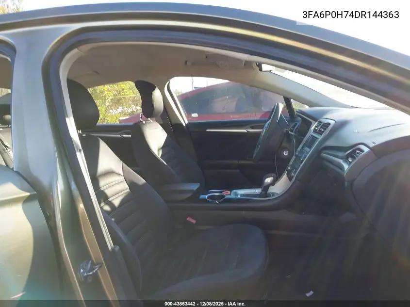 3FA6P0H74DR144363 2013 Ford Fusion Se
