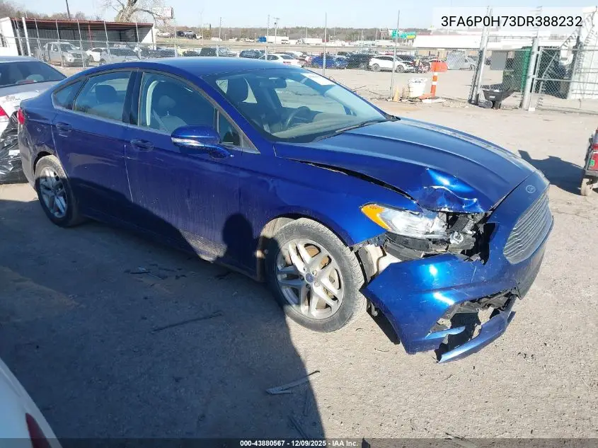 3FA6P0H73DR388232 2013 Ford Fusion Se