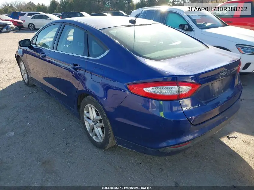3FA6P0H73DR388232 2013 Ford Fusion Se