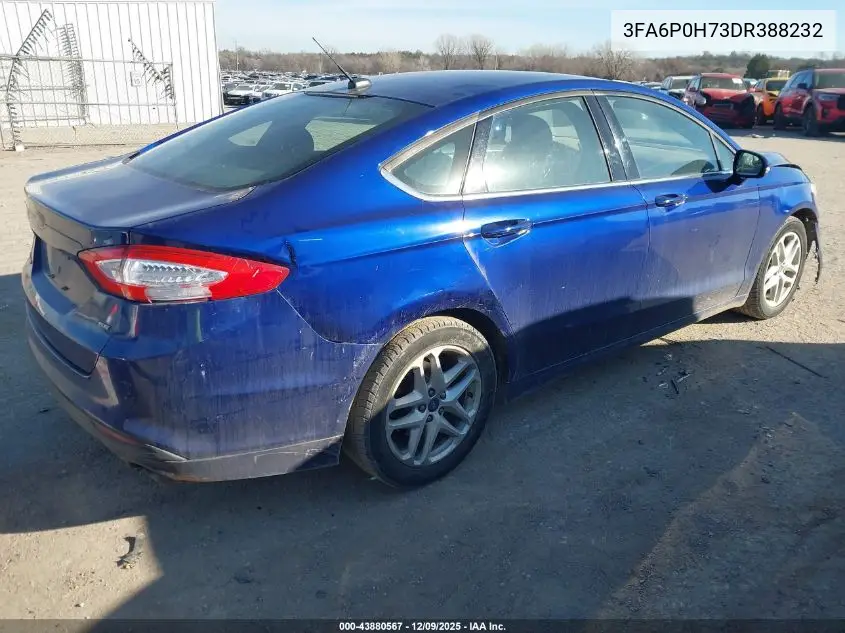 3FA6P0H73DR388232 2013 Ford Fusion Se