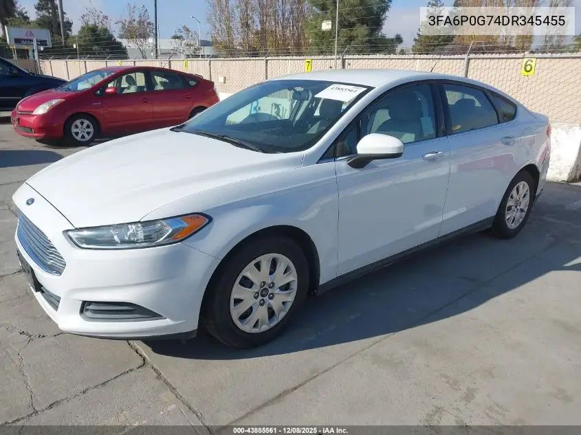 3FA6P0G74DR345455 2013 Ford Fusion S