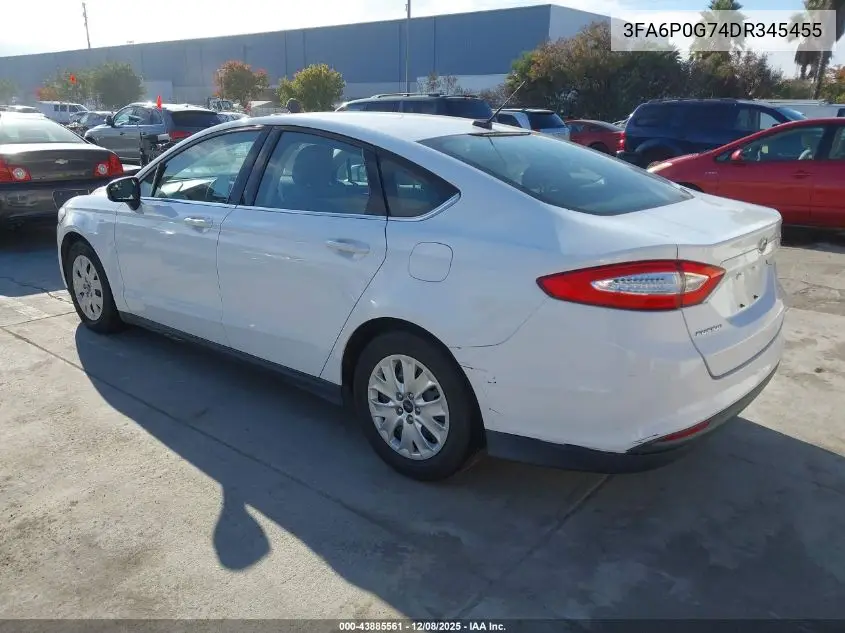3FA6P0G74DR345455 2013 Ford Fusion S