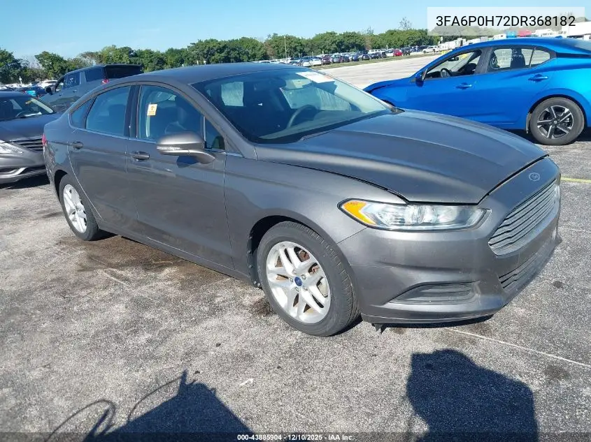 3FA6P0H72DR368182 2013 Ford Fusion Se