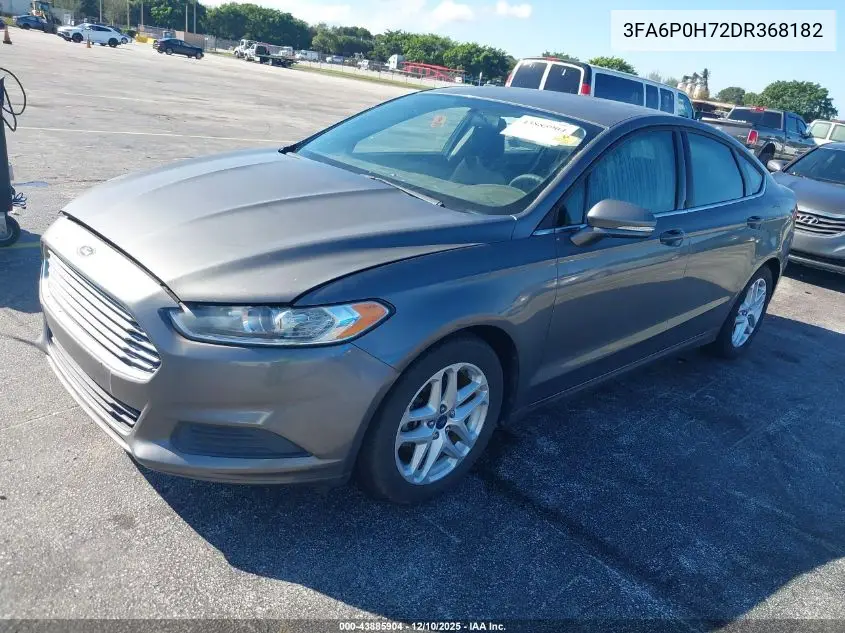 3FA6P0H72DR368182 2013 Ford Fusion Se