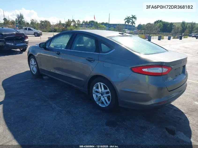 3FA6P0H72DR368182 2013 Ford Fusion Se
