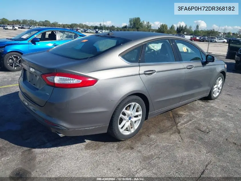 3FA6P0H72DR368182 2013 Ford Fusion Se