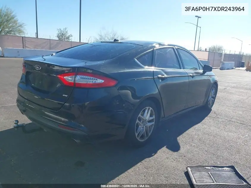 3FA6P0H7XDR243964 2013 Ford Fusion Se