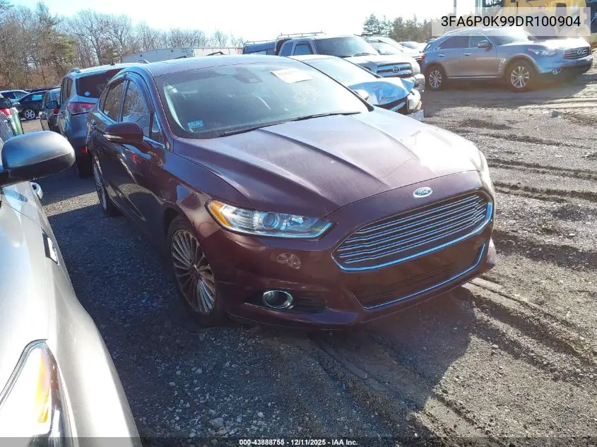 3FA6P0K99DR100904 2013 Ford Fusion Titanium