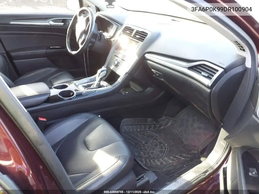 3FA6P0K99DR100904 2013 Ford Fusion Titanium