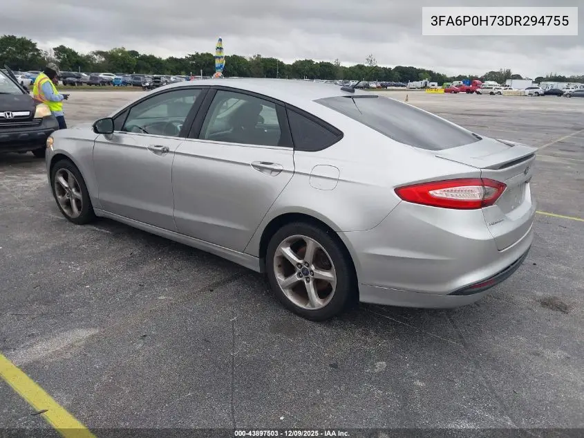 3FA6P0H73DR294755 2013 Ford Fusion Se