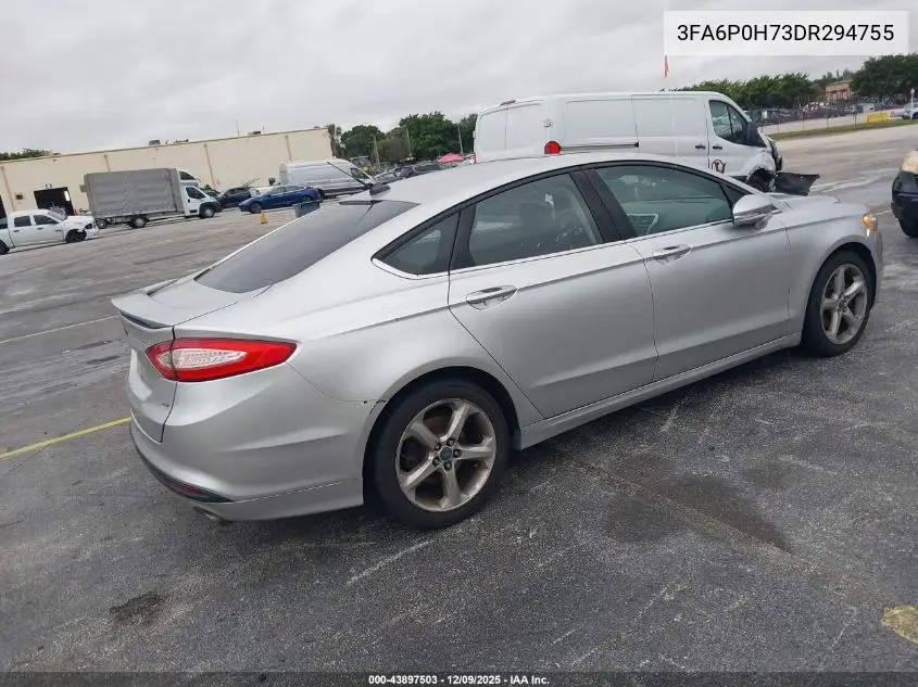 3FA6P0H73DR294755 2013 Ford Fusion Se