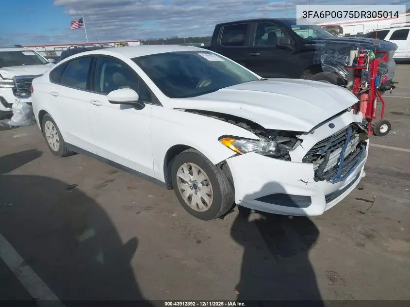 3FA6P0G75DR305014 2013 Ford Fusion S