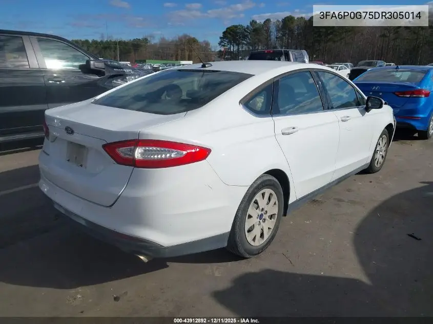 3FA6P0G75DR305014 2013 Ford Fusion S