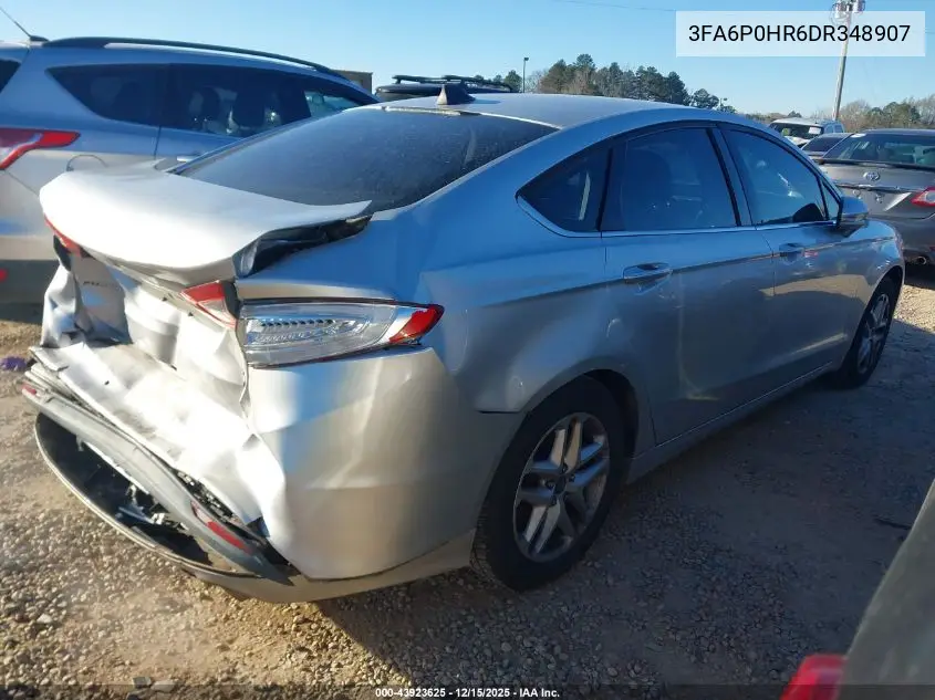 3FA6P0HR6DR348907 2013 Ford Fusion Se