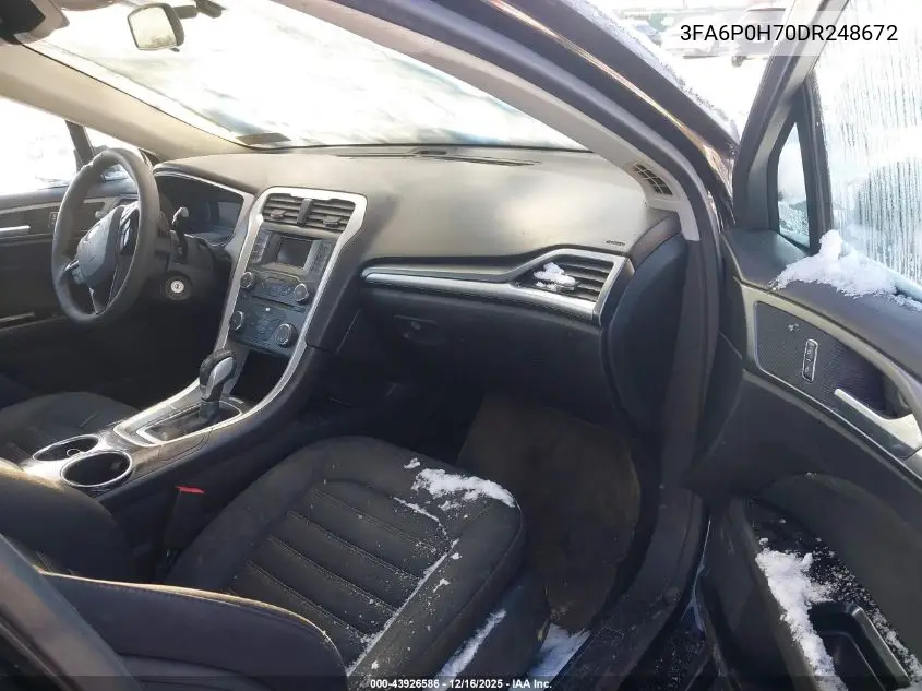 3FA6P0H70DR248672 2013 Ford Fusion Se