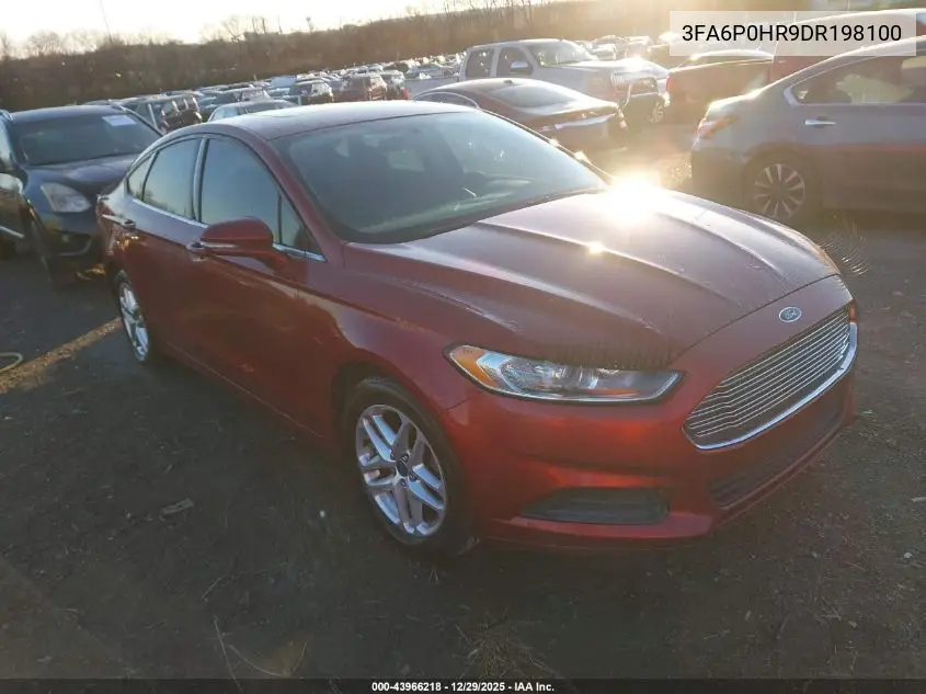 3FA6P0HR9DR198100 2013 Ford Fusion Se