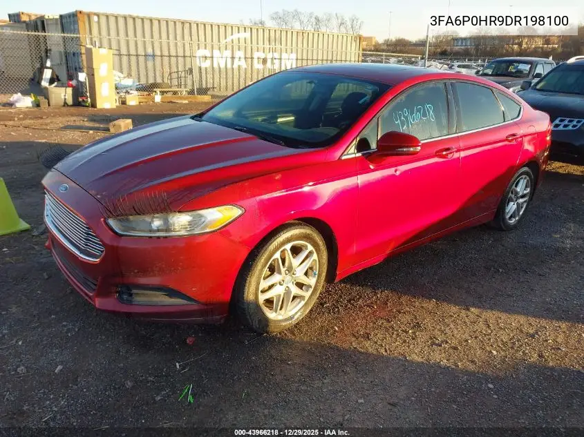 3FA6P0HR9DR198100 2013 Ford Fusion Se