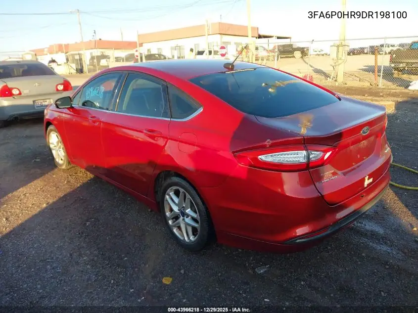 3FA6P0HR9DR198100 2013 Ford Fusion Se