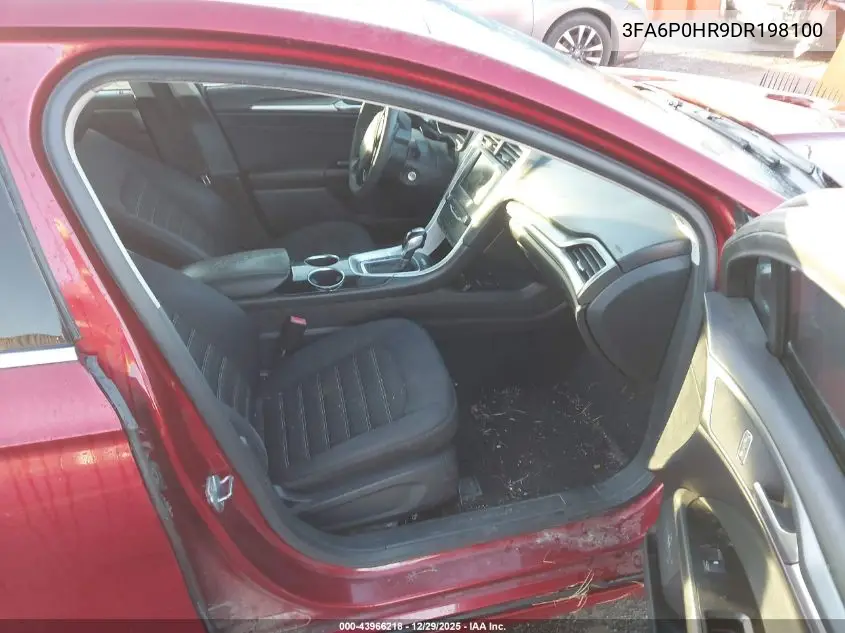 3FA6P0HR9DR198100 2013 Ford Fusion Se