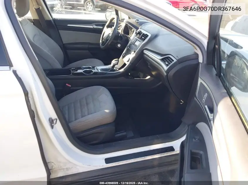 3FA6P0G70DR367646 2013 Ford Fusion S