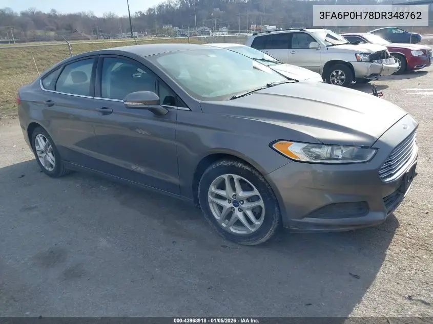 3FA6P0H78DR348762 2013 Ford Fusion Se