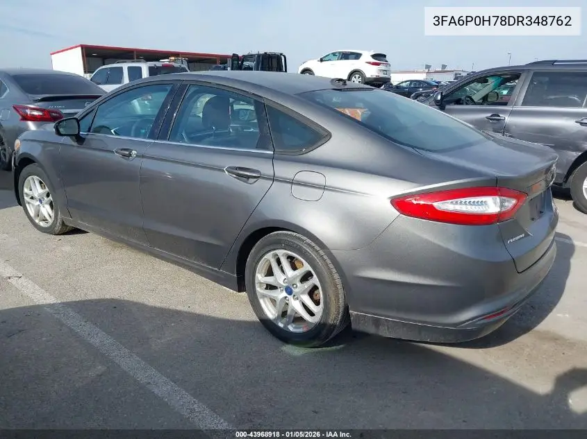 3FA6P0H78DR348762 2013 Ford Fusion Se