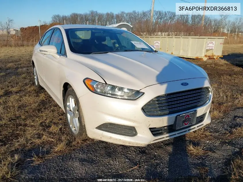 3FA6P0HRXDR366813 2013 Ford Fusion Se