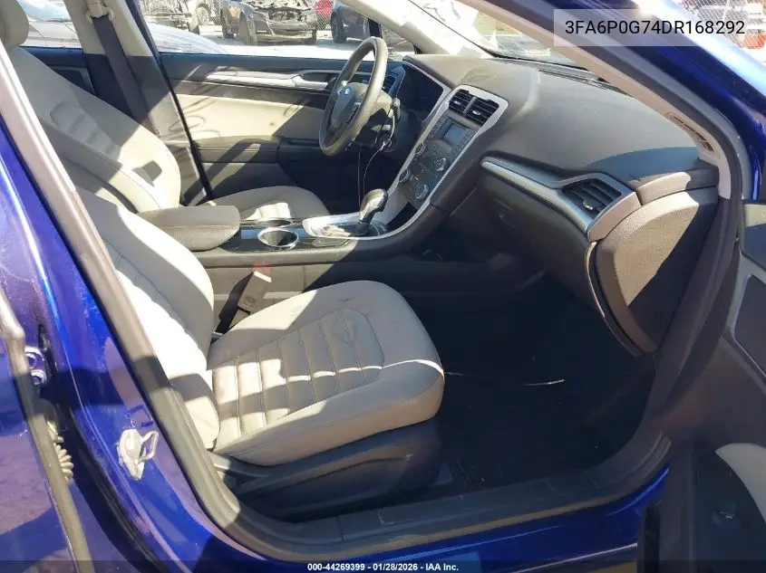 3FA6P0G74DR168292 2013 Ford Fusion S