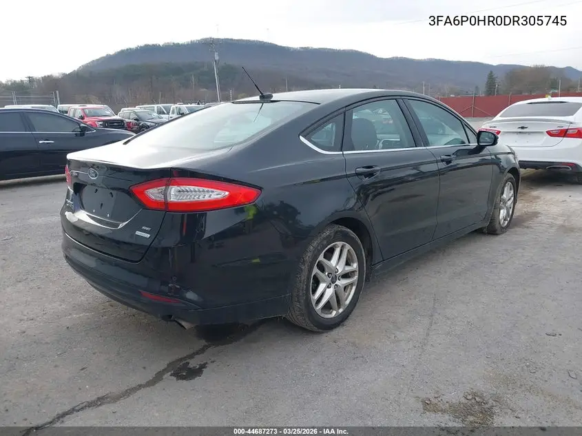 3FA6P0HR0DR305745 2013 Ford Fusion Se