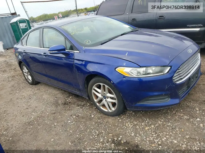 3FA6P0H76DR338814 2013 Ford Fusion Se