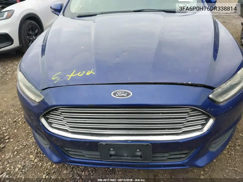 3FA6P0H76DR338814 2013 Ford Fusion Se