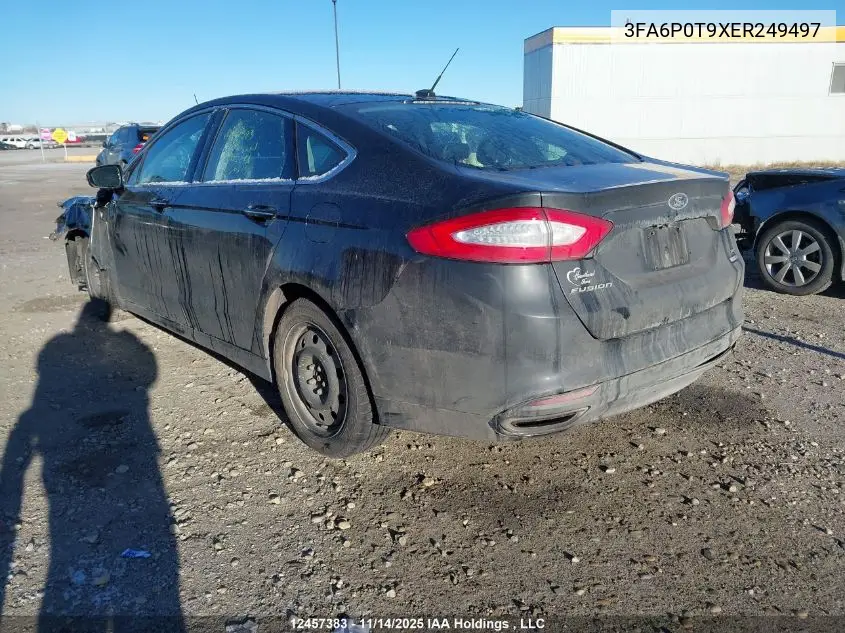 3FA6P0T9XER249497 2014 Ford Fusion Se