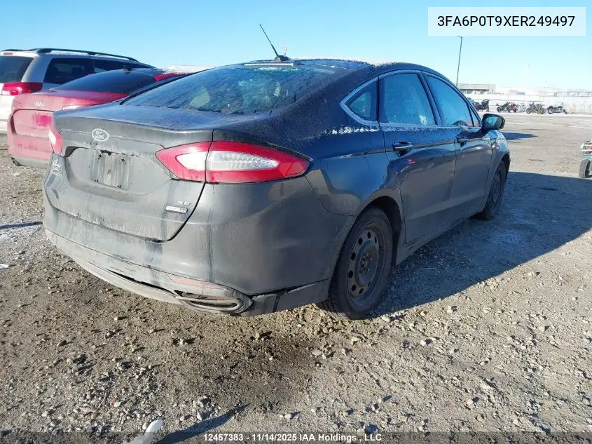 3FA6P0T9XER249497 2014 Ford Fusion Se