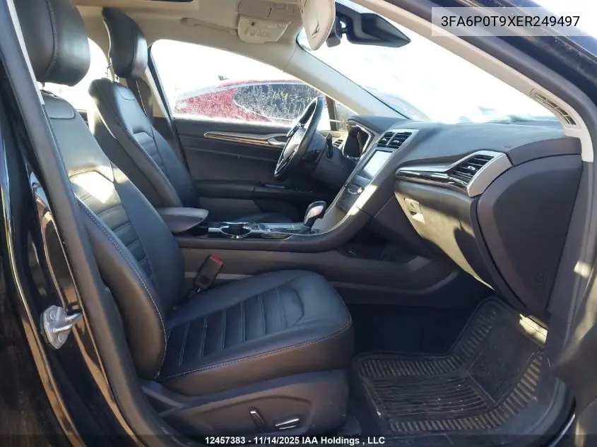 3FA6P0T9XER249497 2014 Ford Fusion Se