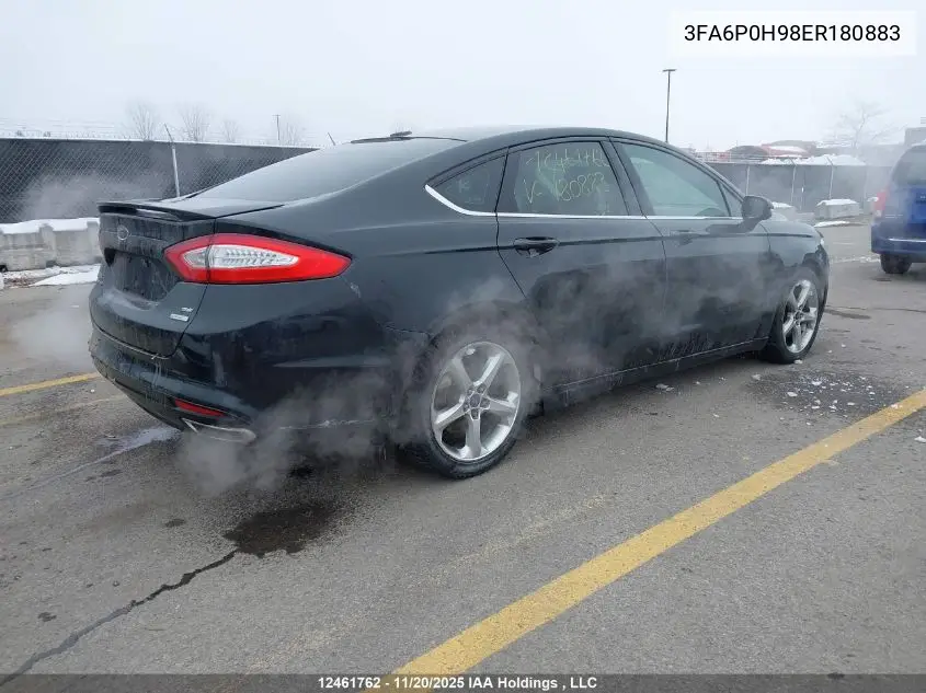 3FA6P0H98ER180883 2014 Ford Fusion Se