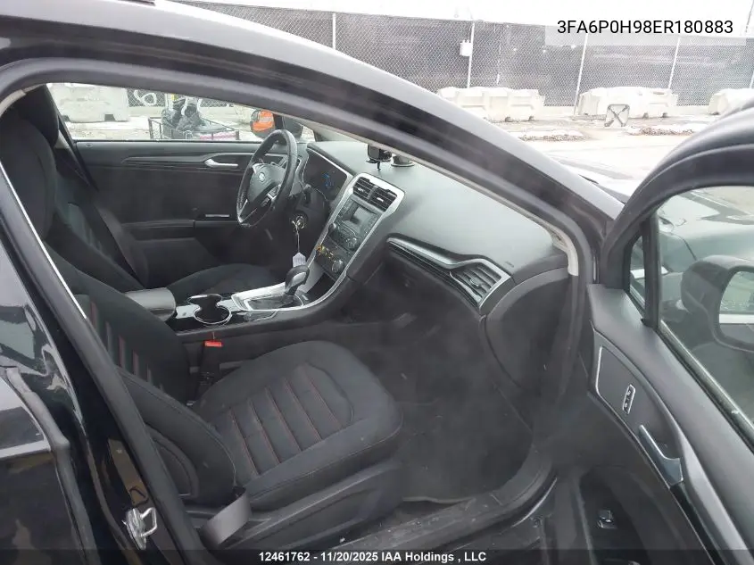 3FA6P0H98ER180883 2014 Ford Fusion Se