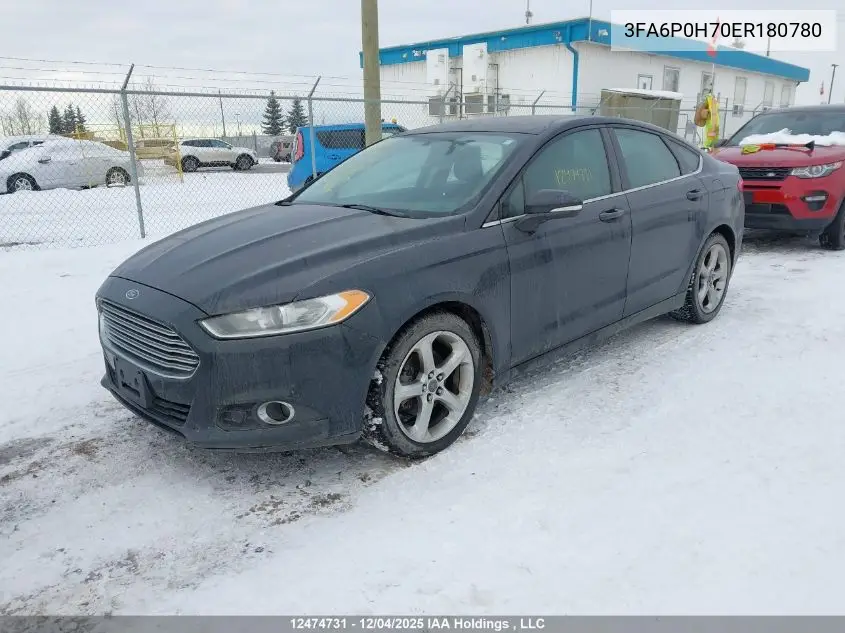 3FA6P0H70ER180780 2014 Ford Fusion Se