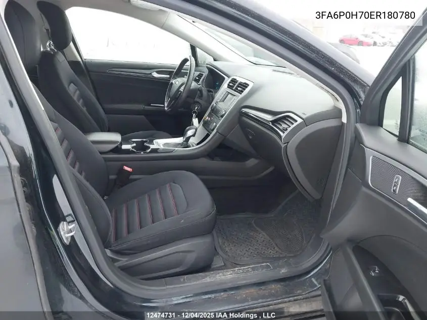3FA6P0H70ER180780 2014 Ford Fusion Se