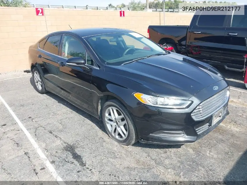 3FA6P0HD9ER212177 2014 Ford Fusion Se