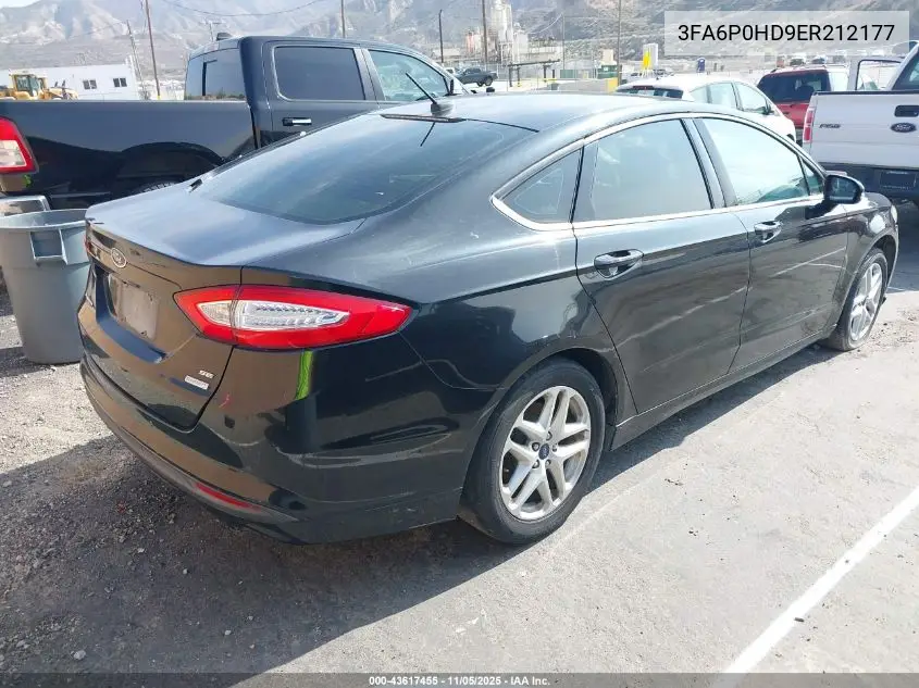 3FA6P0HD9ER212177 2014 Ford Fusion Se