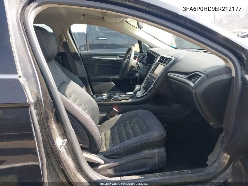 3FA6P0HD9ER212177 2014 Ford Fusion Se