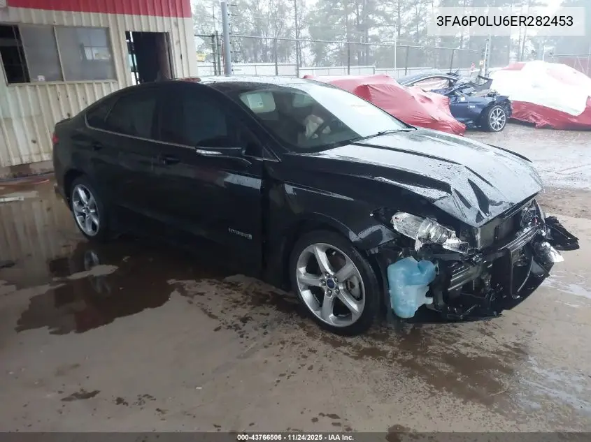 3FA6P0LU6ER282453 2014 Ford Fusion Hybrid Se