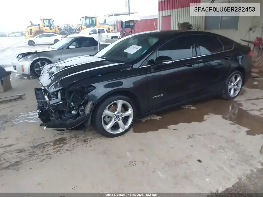 3FA6P0LU6ER282453 2014 Ford Fusion Hybrid Se